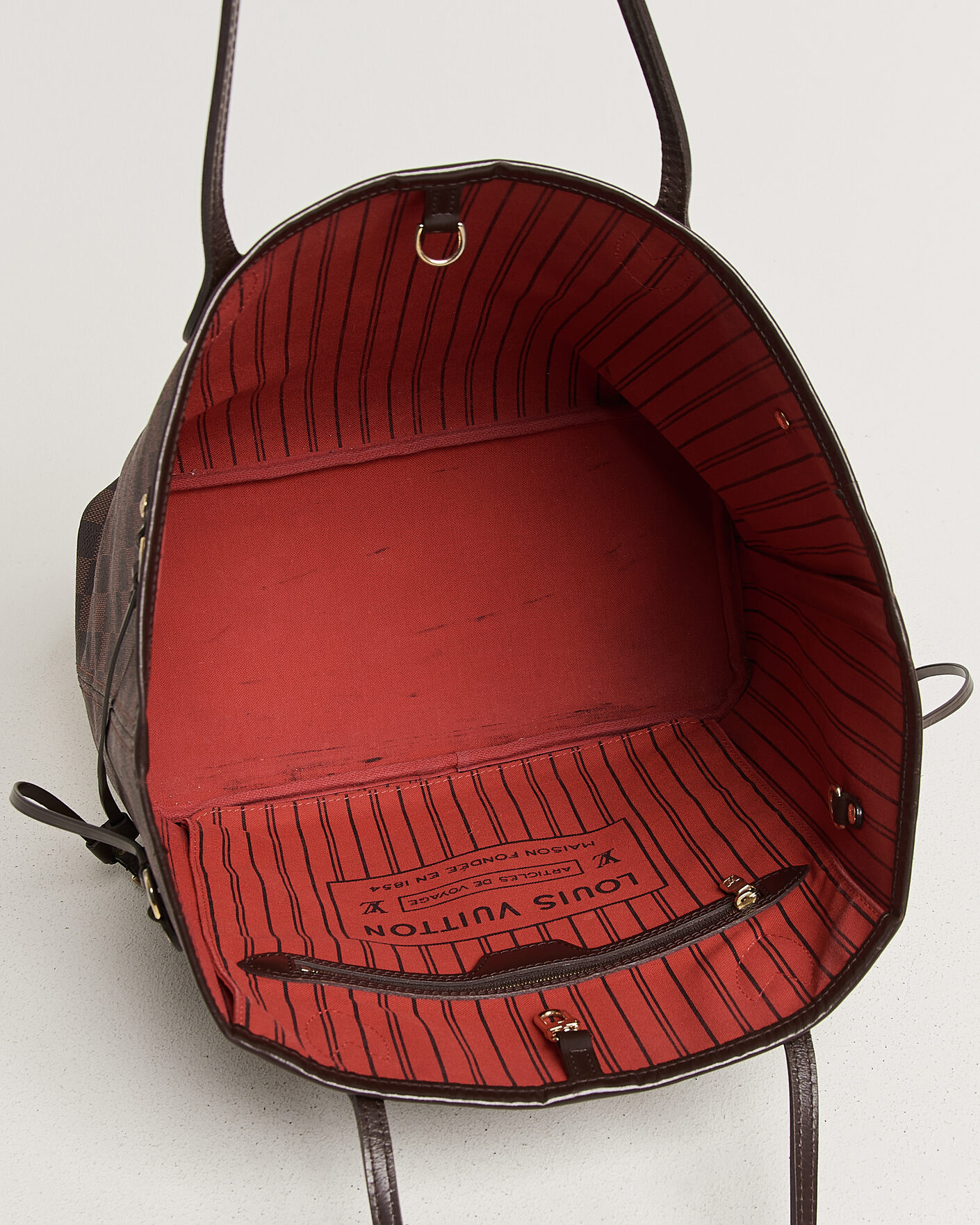 Herren | Pre-Owned & Vintage Bags | Louis Vuitton Pre-Owned | Neverfull MM Damier Ebene