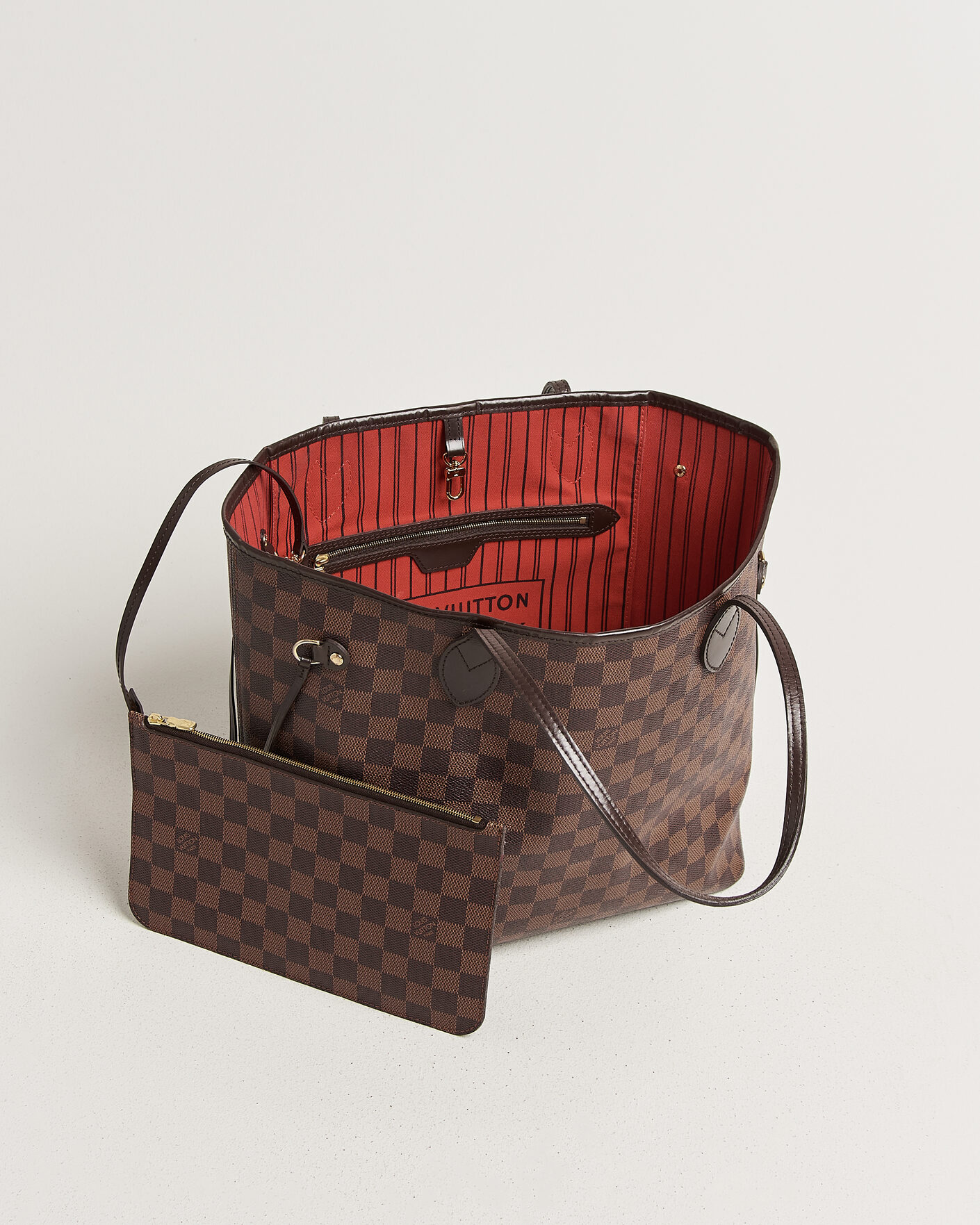 Herren | Pre-Owned & Vintage Bags | Louis Vuitton Pre-Owned | Neverfull MM Damier Ebene