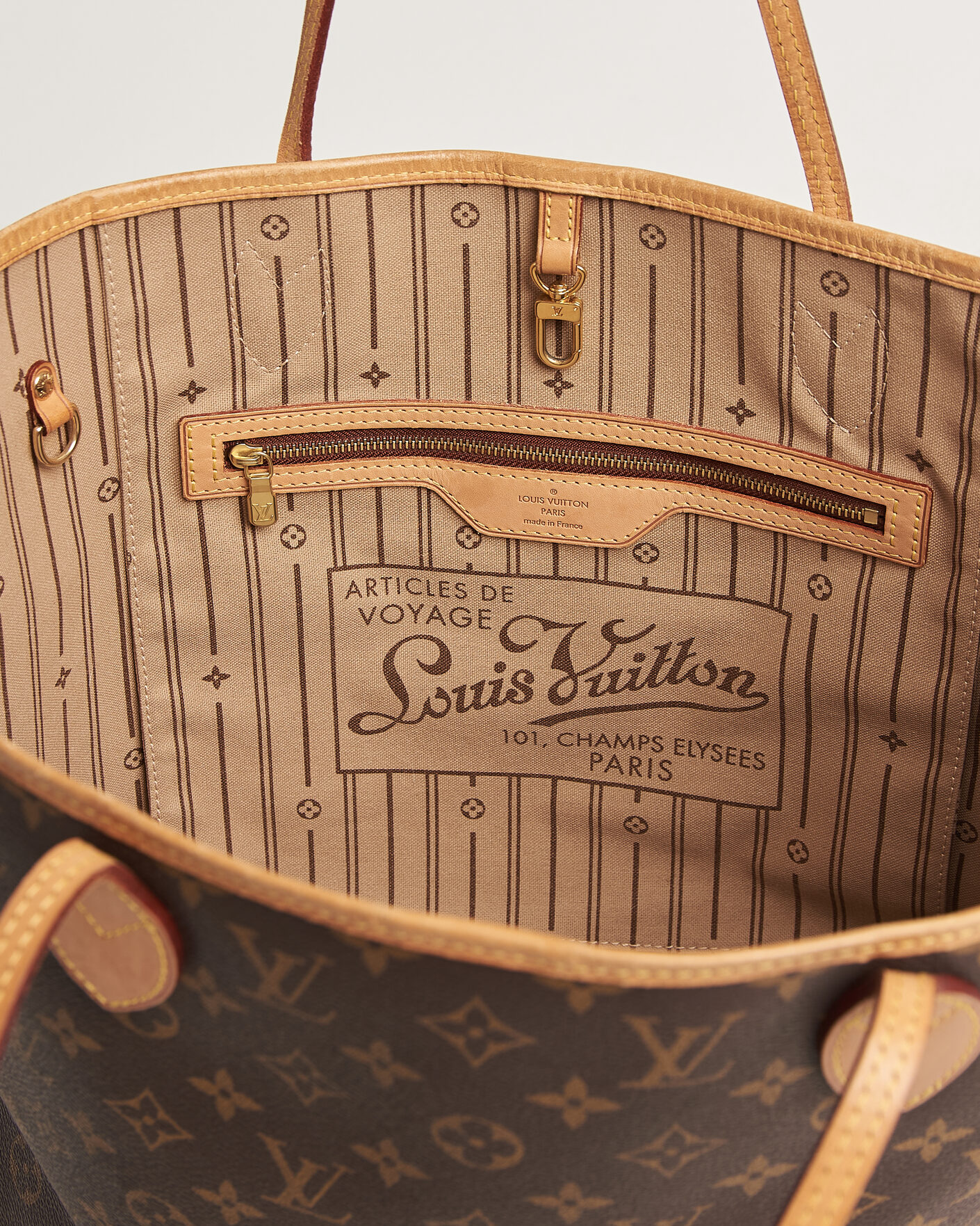 Herren | Pre-Owned & Vintage Bags | Louis Vuitton Pre-Owned | Neverfull MM Monogram