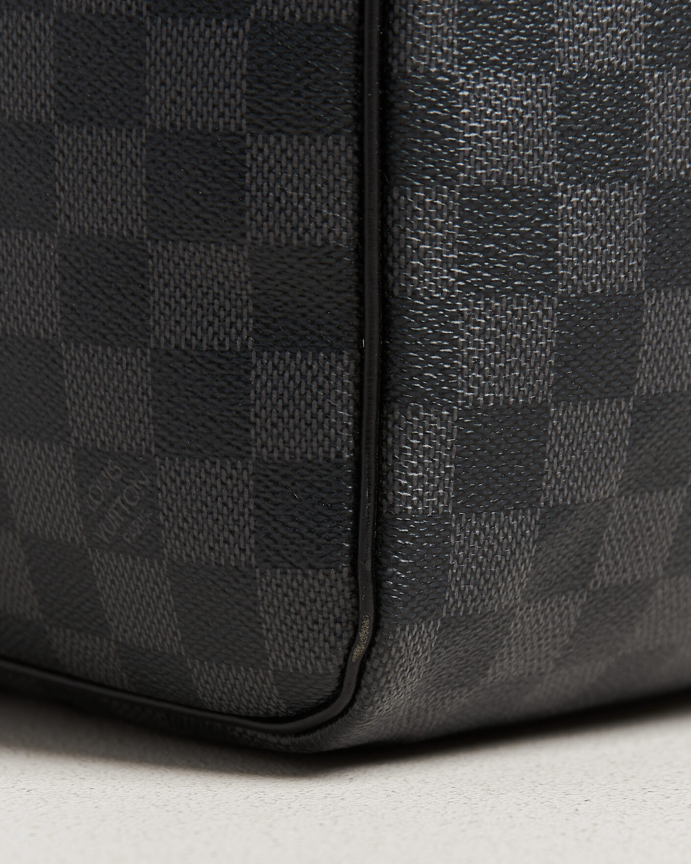 Herren | Pre-Owned & Vintage Bags | Louis Vuitton Pre-Owned | Keepall Bandouliére 55 Damier Graphite