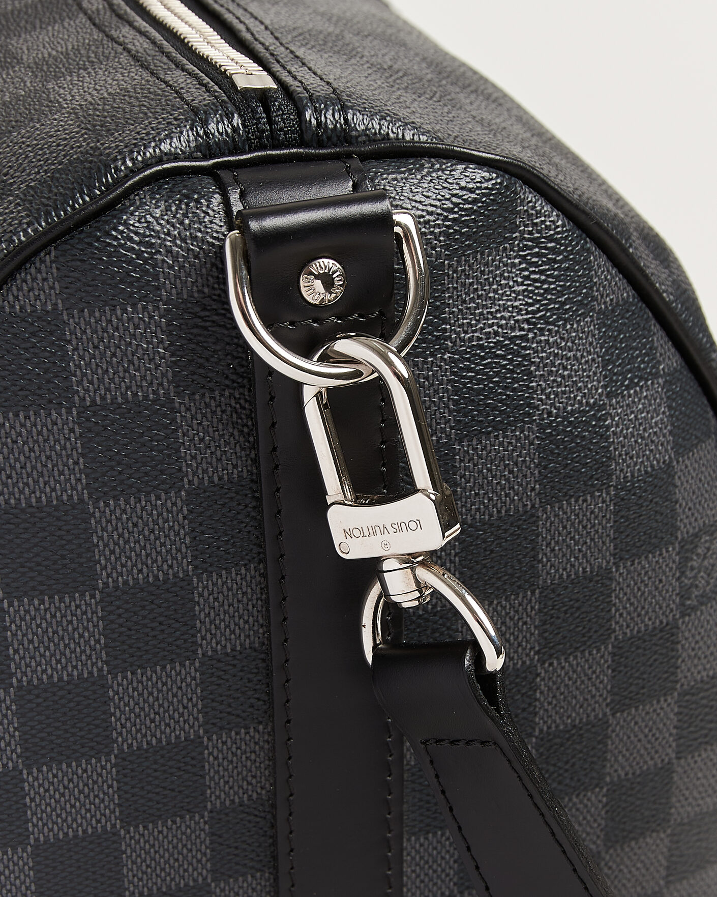 Herren | Pre-Owned & Vintage Bags | Louis Vuitton Pre-Owned | Keepall Bandouliére 55 Damier Graphite