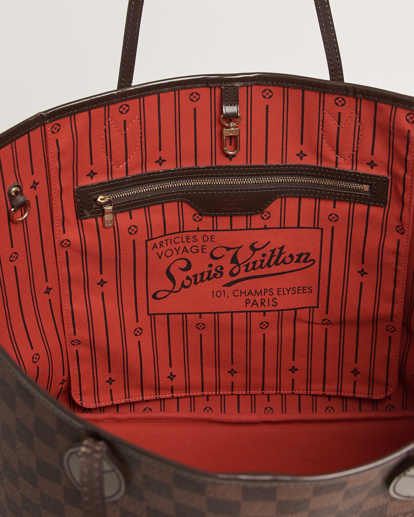 Herren | Pre-Owned & Vintage Bags | Louis Vuitton Pre-Owned | Neverfull GM Damier Ebene