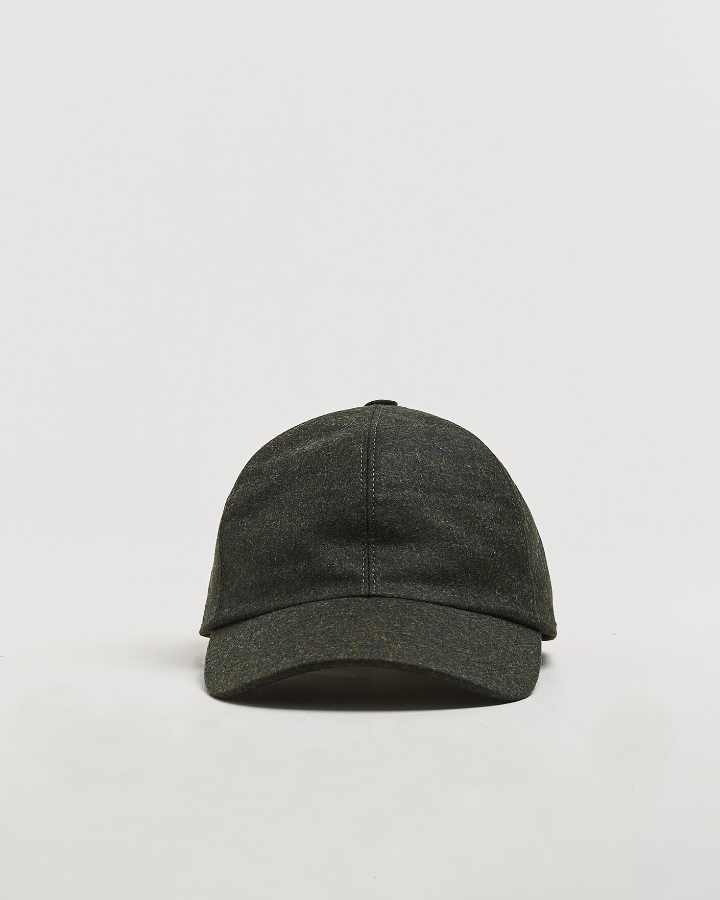 Herren | Hüte & Mützen | Wigéns | Wool/Cashmere Baseball Cap Hunter Green
