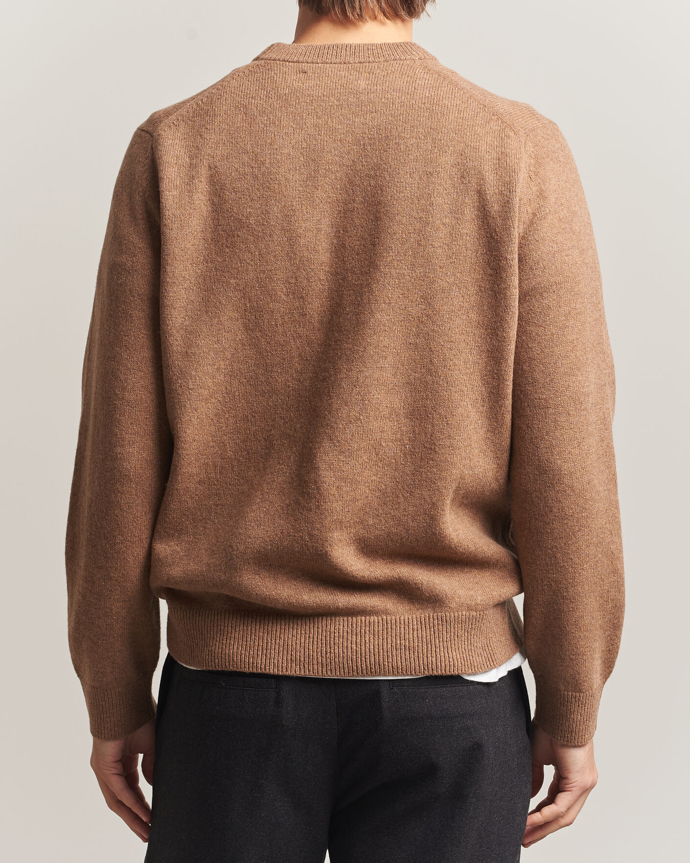 Herren | Pullover | Samsøe Samsøe | Isak Knitted Crew Neck Lead Gray
