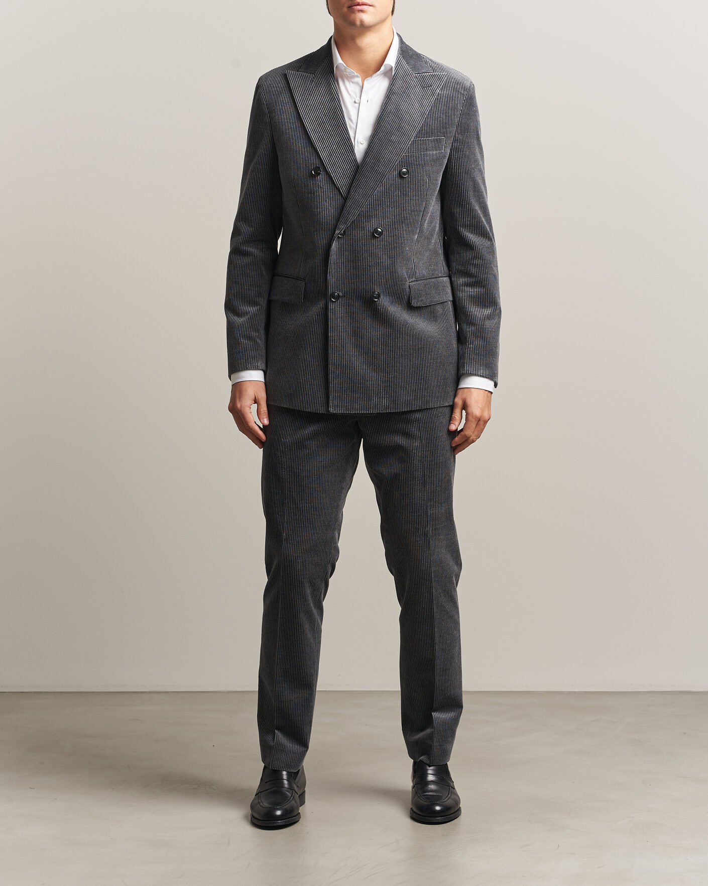 Herren | Sakkos | Oscar Jacobson | Farris Corduroy Blazer Grey
