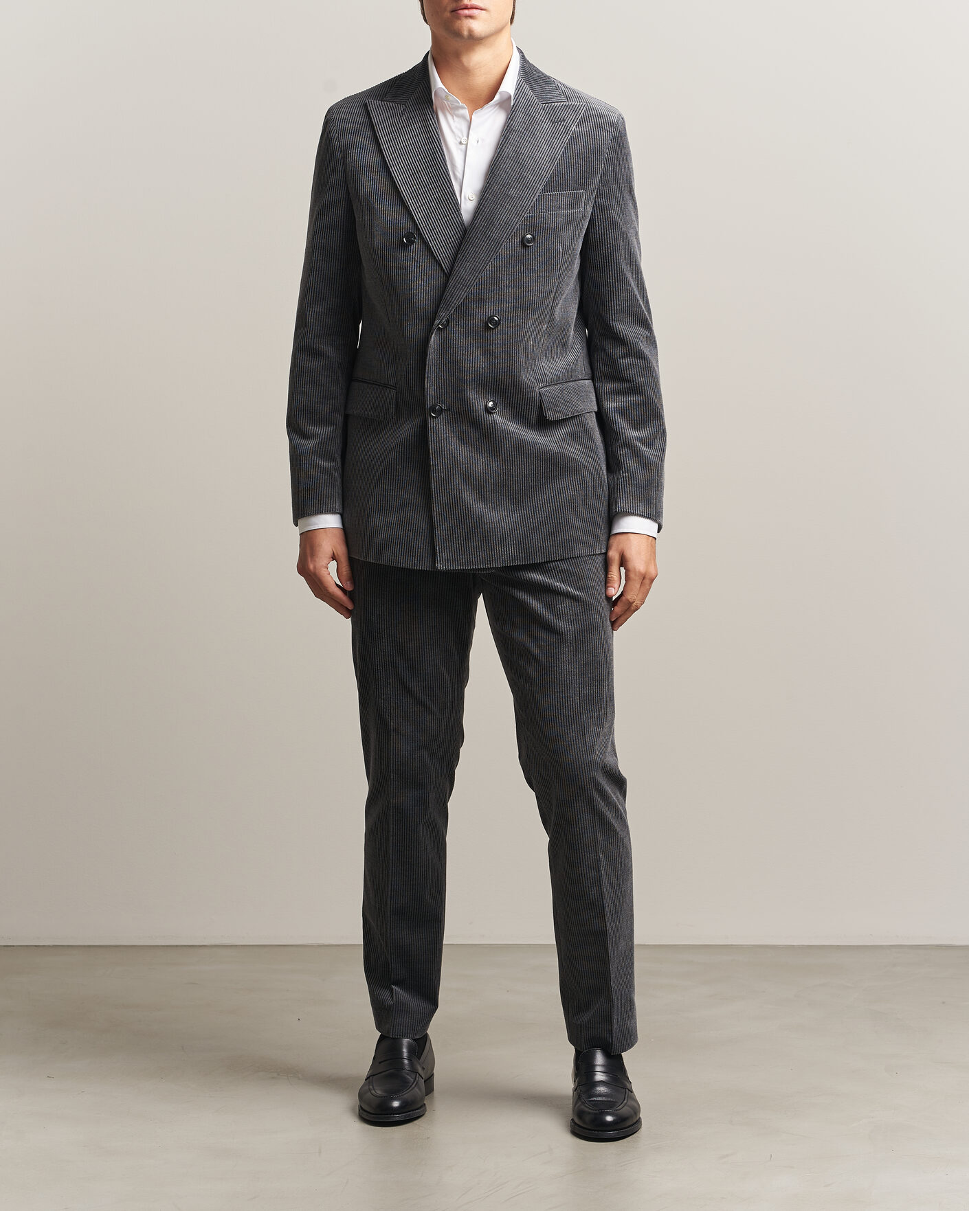 Herren | Hosen | Oscar Jacobson | Dandy Corduroy Trousers Grey