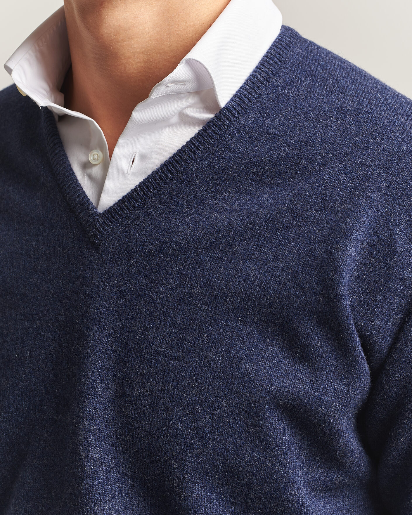 Herren | Pullover | William Lockie | Rob Lambswool V-Neck Astra