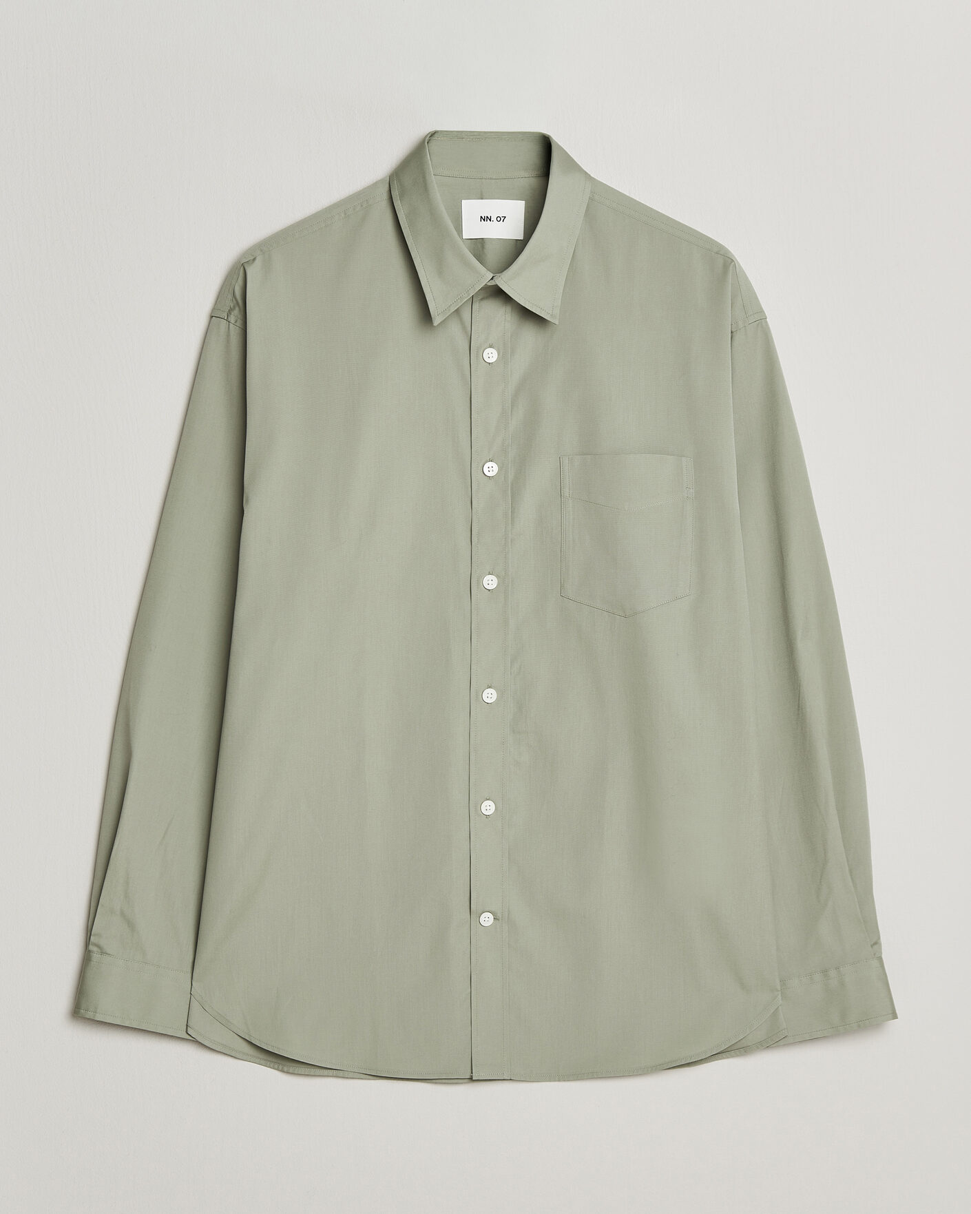 Herren | Hemden | NN07 | Skyler Relaxed Fit Supima Cotton Shirt Pale Green