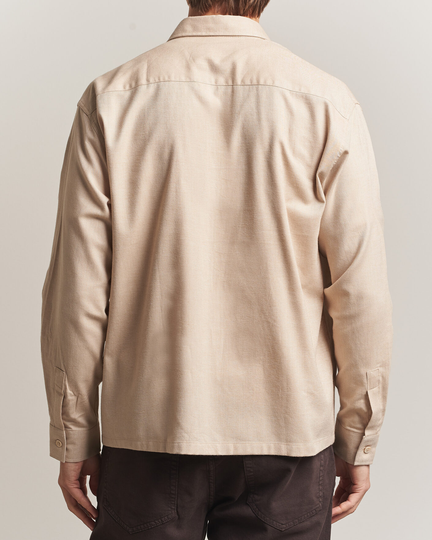 Herren | Hemden | NN07 | Deon Brushed Light Flannel Shirt Desert Khaki
