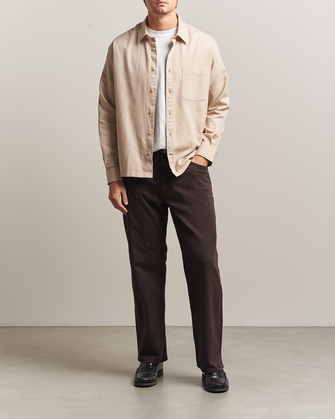 Herren | Hosen | NN07 | Otis Relaxed Fit 5-Pocket Pants Deep Truffle