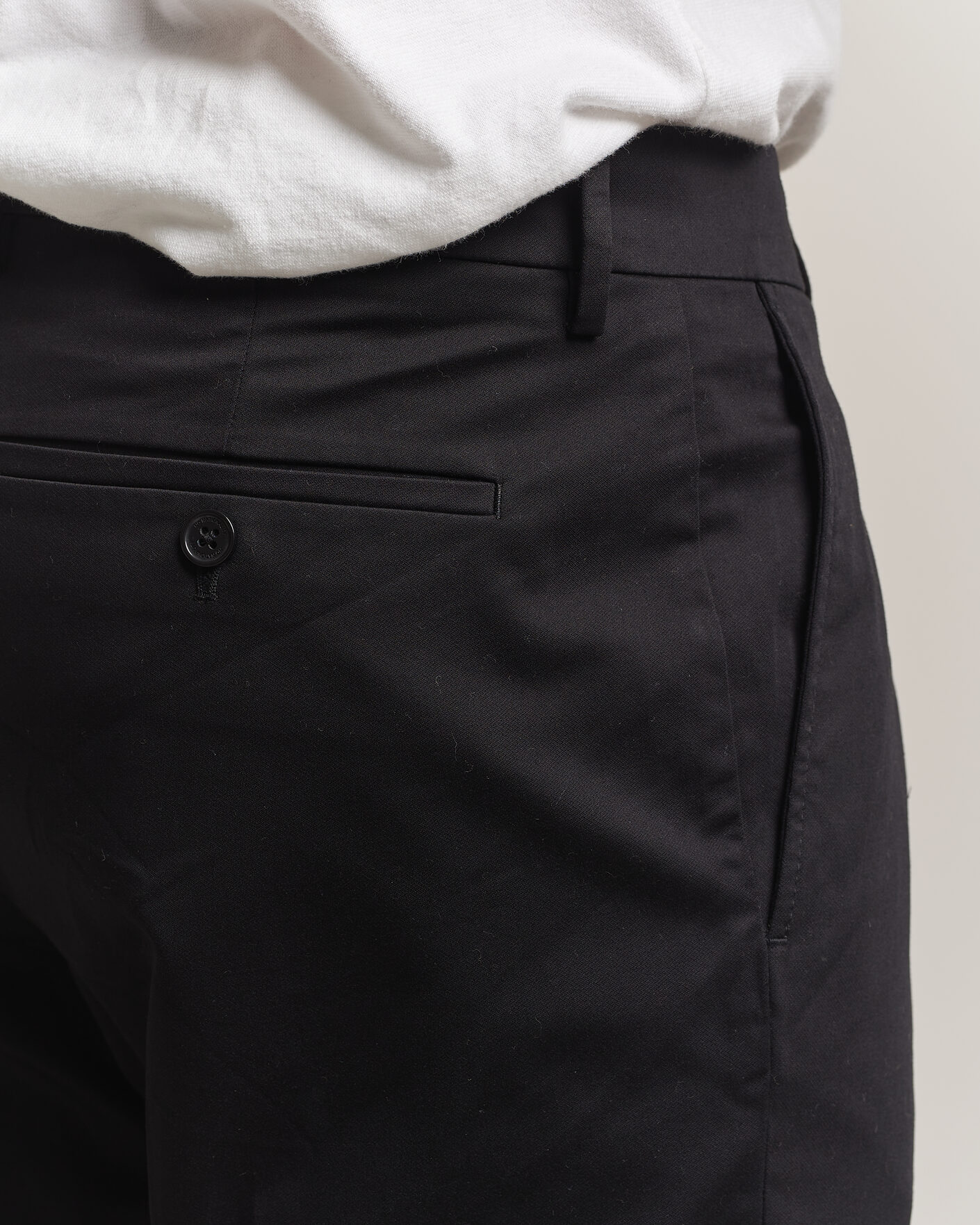 Herren | Hosen | NN07 | Bill Pleated Cotton Chinos Black