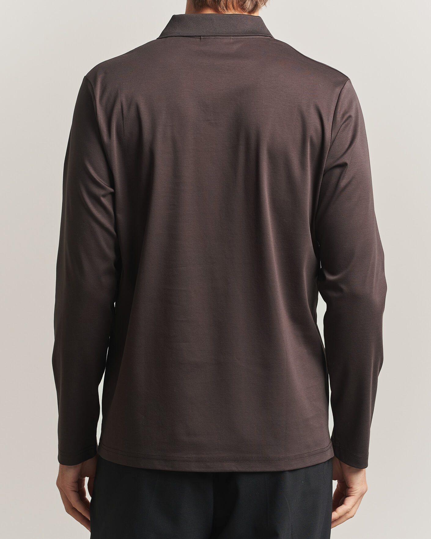 Herren | Poloshirts | NN07 | Paul Long Sleeve Polo Deep Truffle