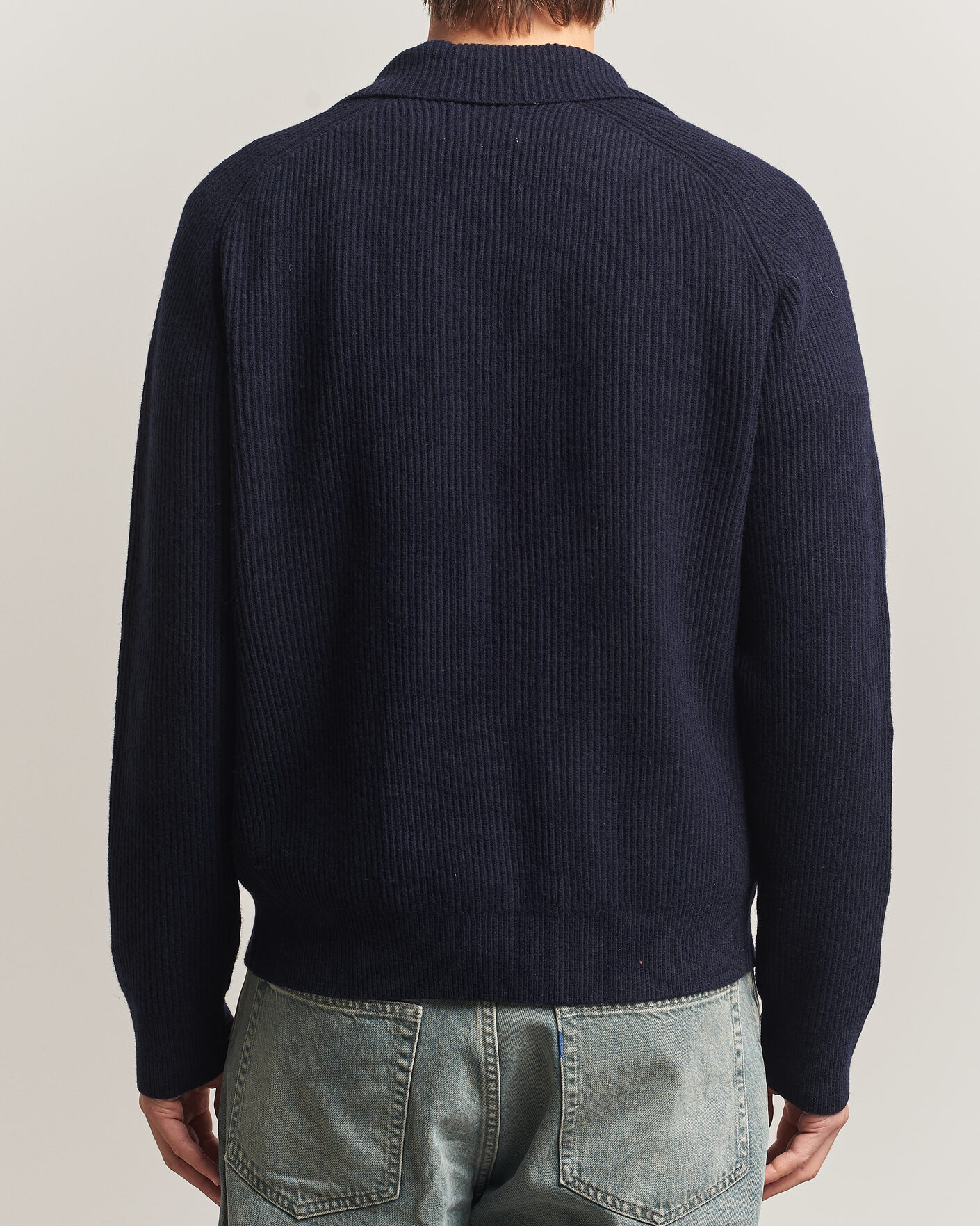 Herren | Pullover | NN07 | Shane Wool Knitted Cardigan Navy Blue