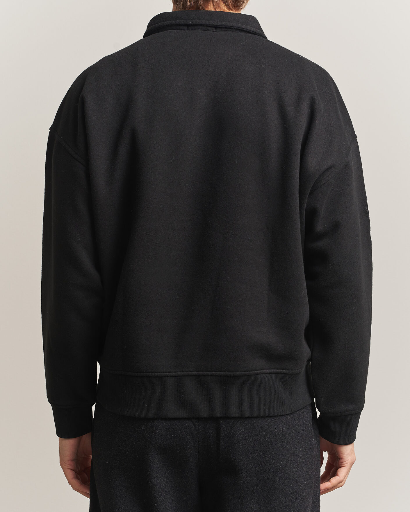 Herren | Pullover | Polo Ralph Lauren | Heavy Weight Half Zip Fleece Polo Black