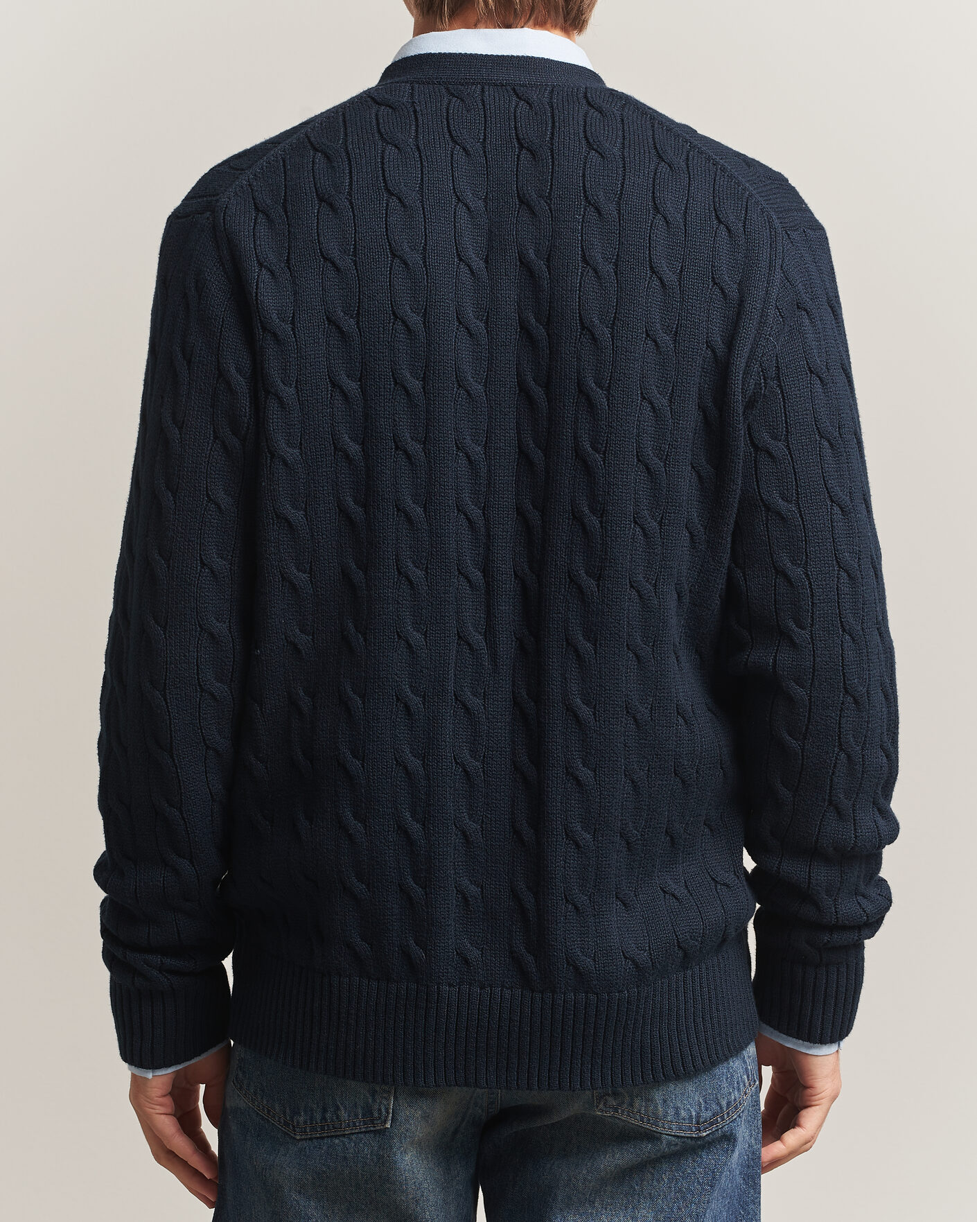 Herren | Pullover | Polo Ralph Lauren | Cotton Cable Cardigan Hunter Navy