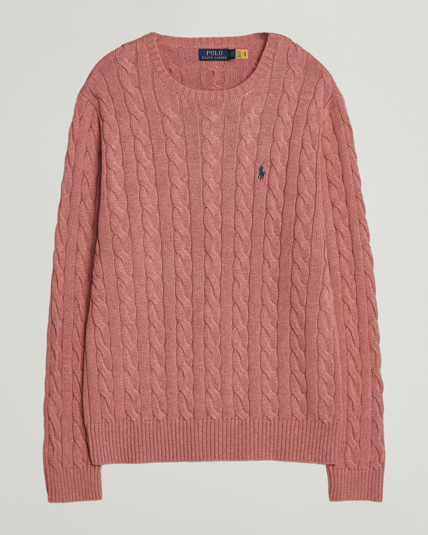Herren | Pullover | Polo Ralph Lauren | Cotton Cable Pullover Faded Cranberry Heather