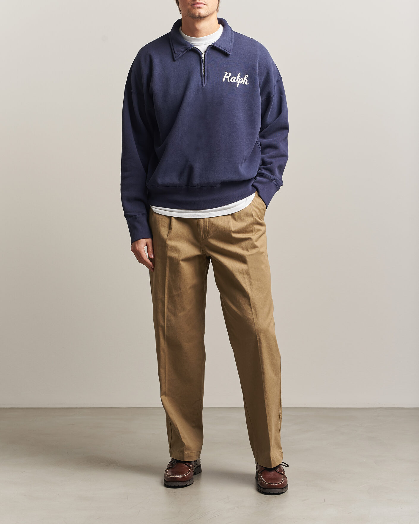 Herren | Pullover | Polo Ralph Lauren | Knit Half Zip Sweatshirt Dark Cobolt