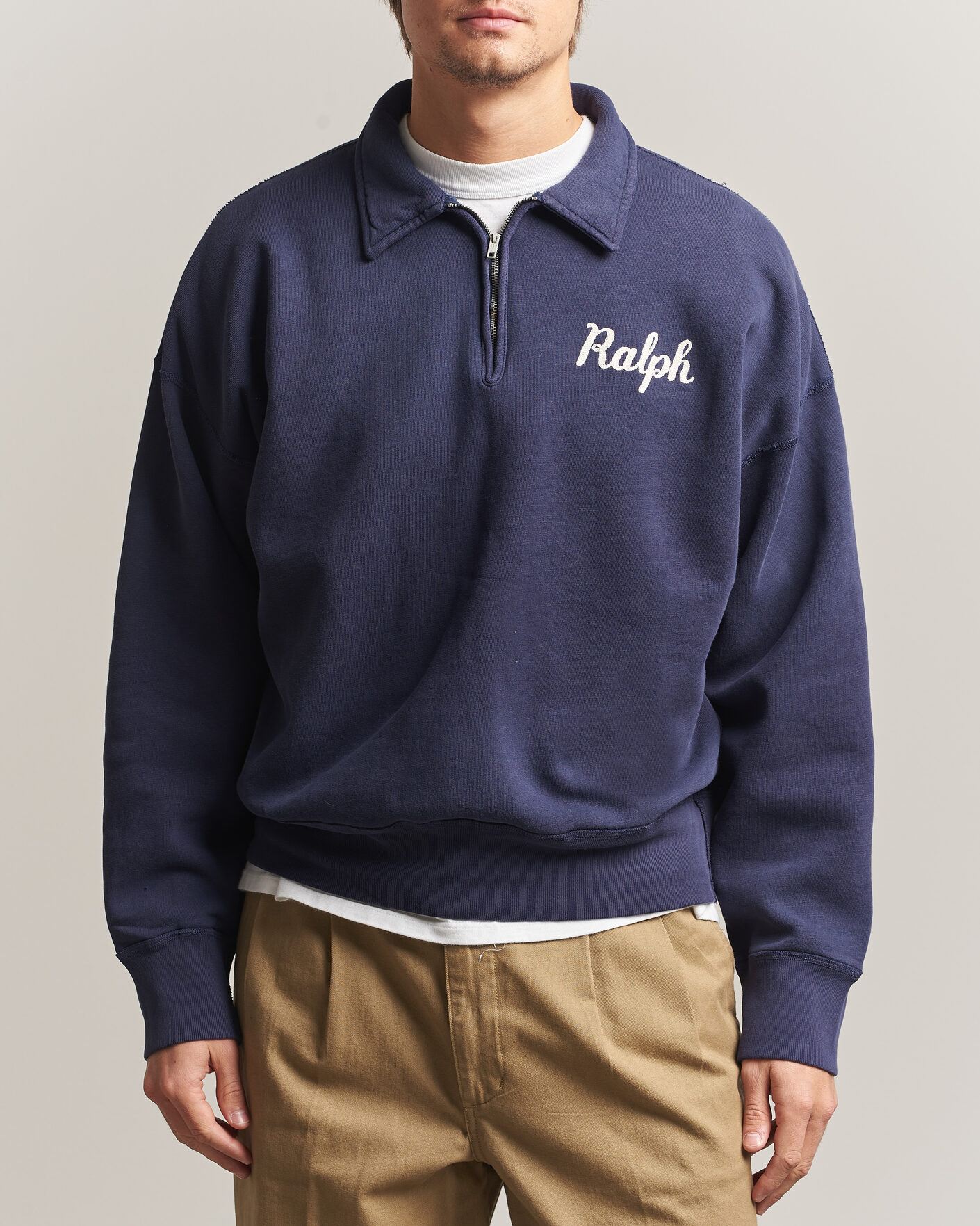Herren | Pullover | Polo Ralph Lauren | Knit Half Zip Sweatshirt Dark Cobolt