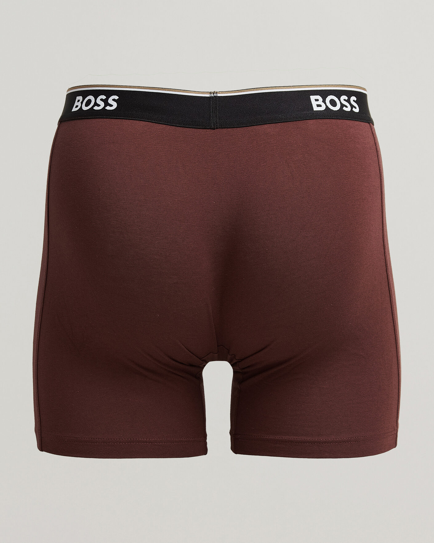 Herren | Unterwäsche | BOSS BLACK | 3-Pack Long Leg Boxer Burgundy/White/Black