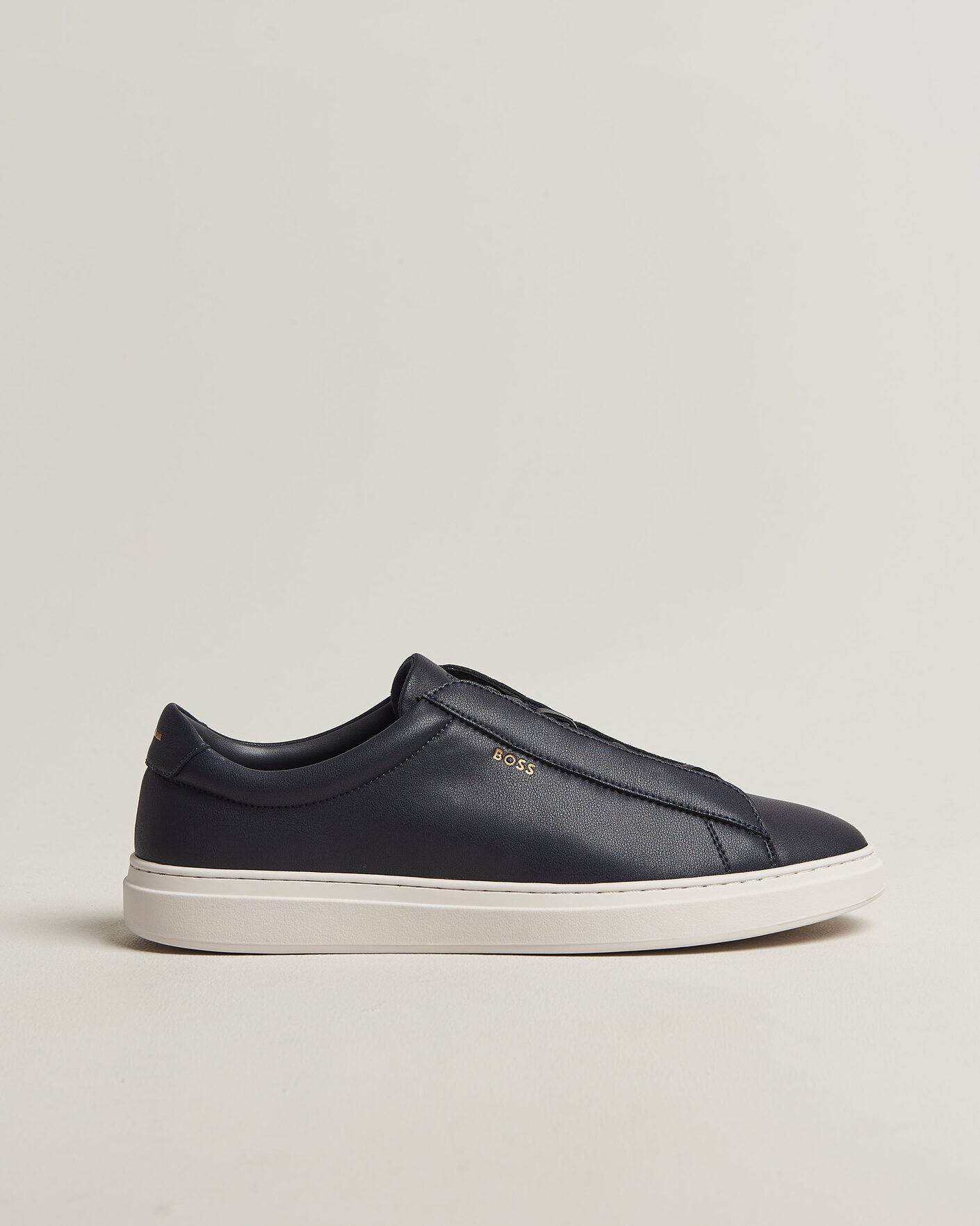 Herren | Sneaker | BOSS BLACK | Kieran Leather Sneaker Dark Blue
