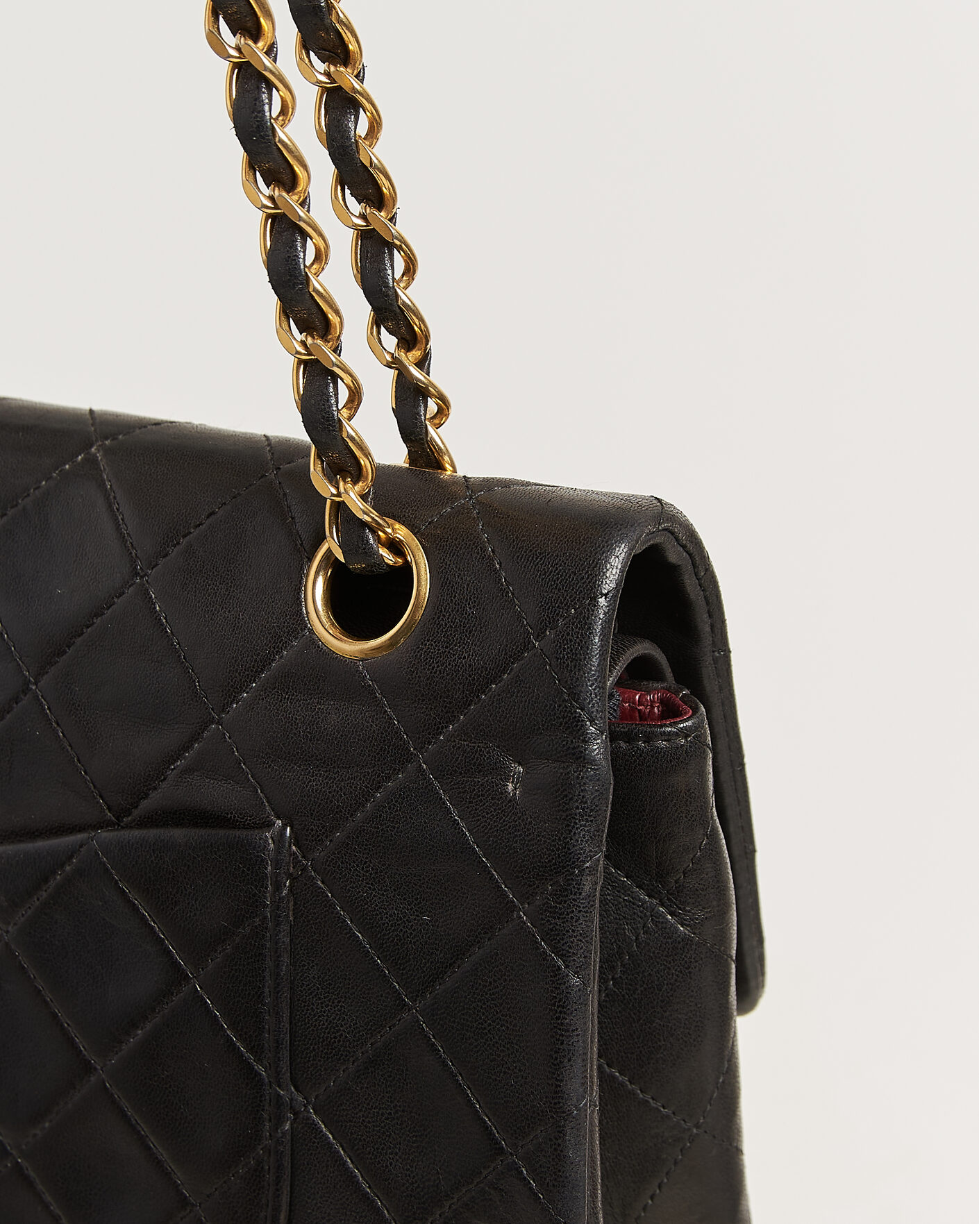 Herren | Pre-Owned & Vintage Bags | Louis Vuitton Pre-Owned | Chanel Pre-Owned Classic Medium Double Flap Bag Lambskin Black