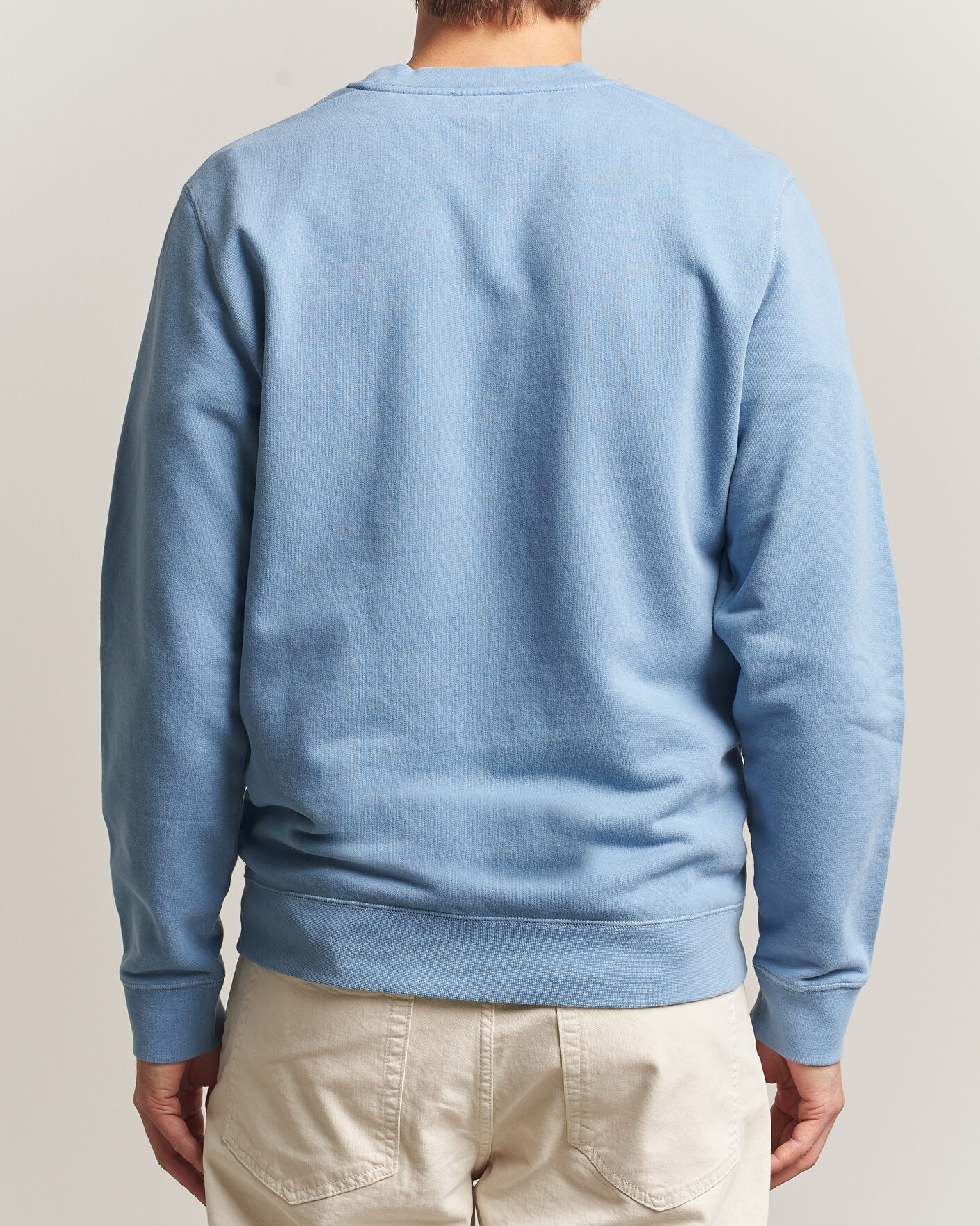 Herren | Pullover | Sunspel | Loopback Sweatshirt Studio Blue