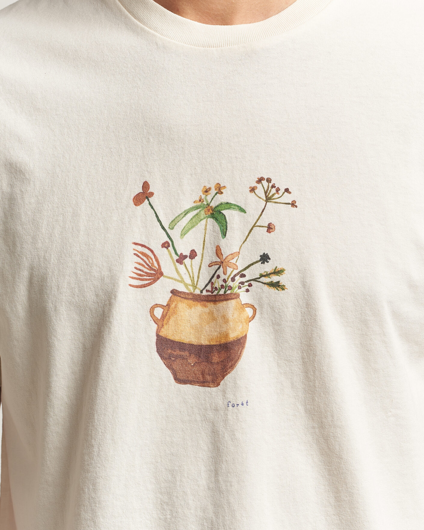 Herren | T-Shirts | Forét | Vase T-Shirt Cloud