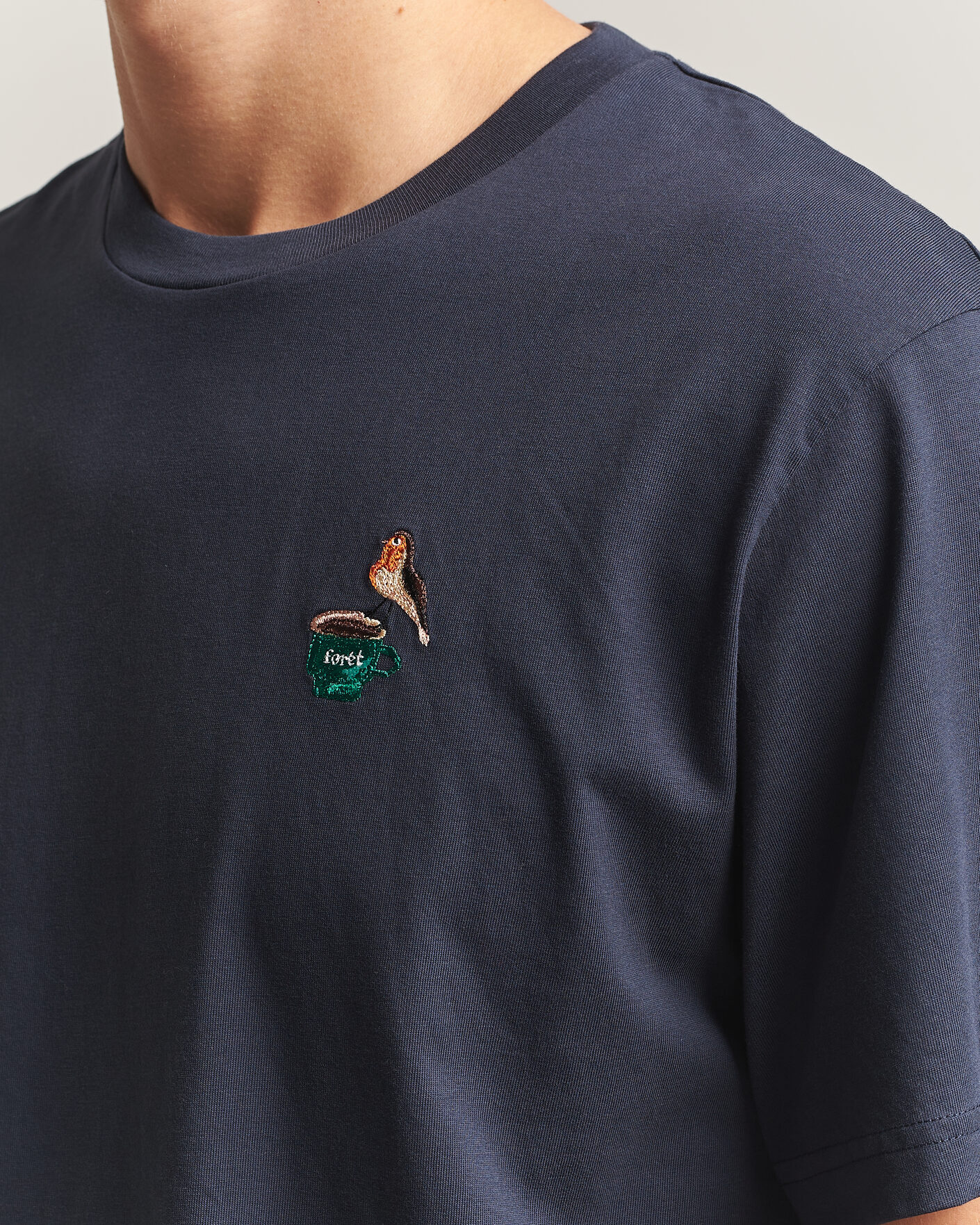 Herren | T-Shirts | Forét | Rest T-Shirt Navy