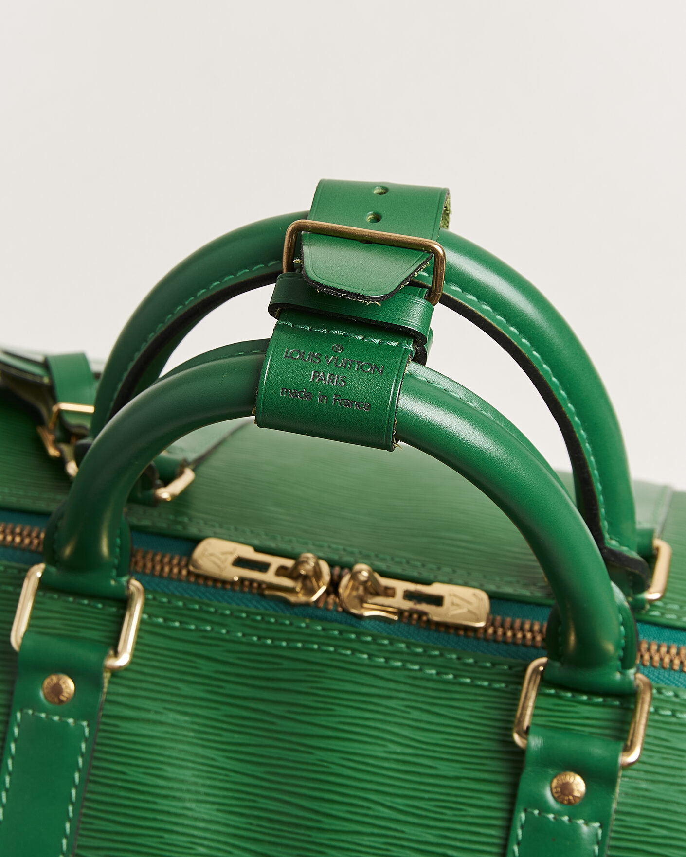 Herren | Pre-Owned & Vintage Bags | Louis Vuitton Pre-Owned | Keepall 55 Epi Leather Green