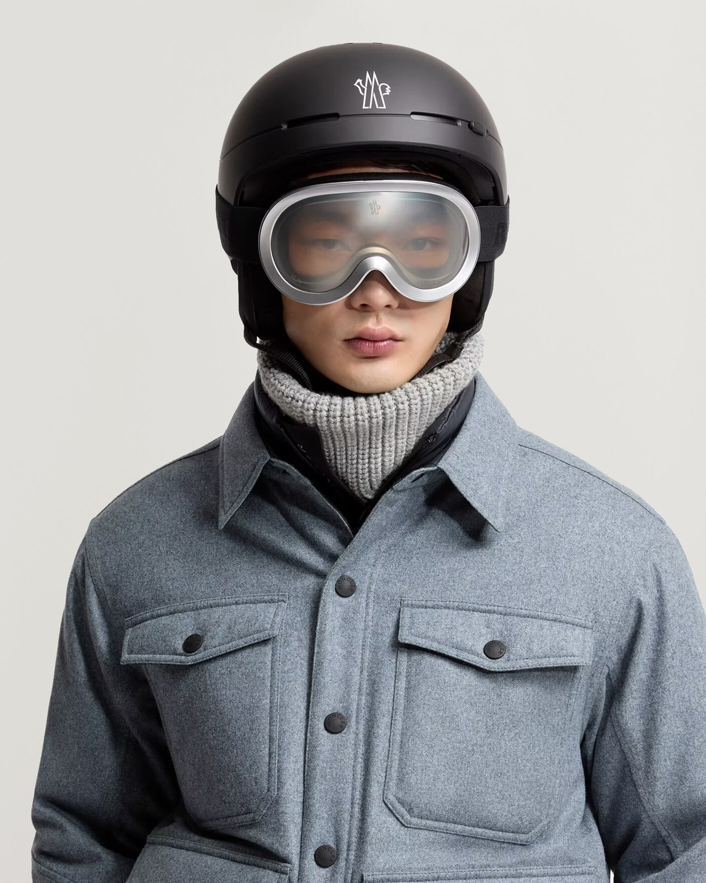 Herren | Sonnenbrillen | Moncler Lunettes | Snowray Ski Googles Shiny Silver