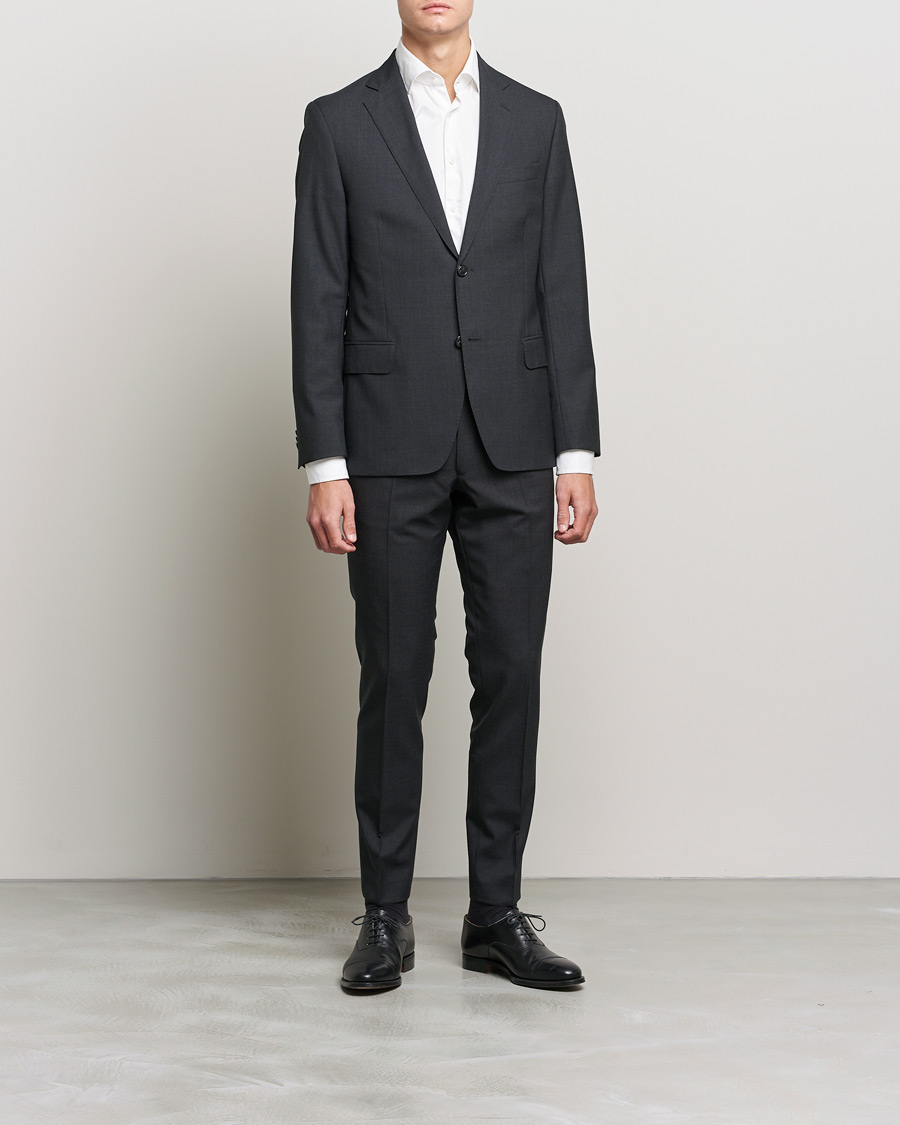 Herren | Anzüge | Oscar Jacobson | Edmund Suit Super 120's Wool Grey