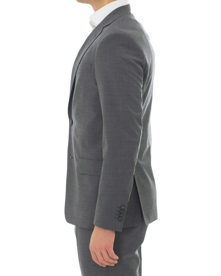 Herren | Anzüge | Oscar Jacobson | Edmund Wool Suit Light Grey