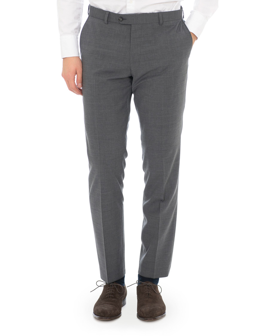 Herren | Anzüge | Oscar Jacobson | Edmund Wool Suit Light Grey