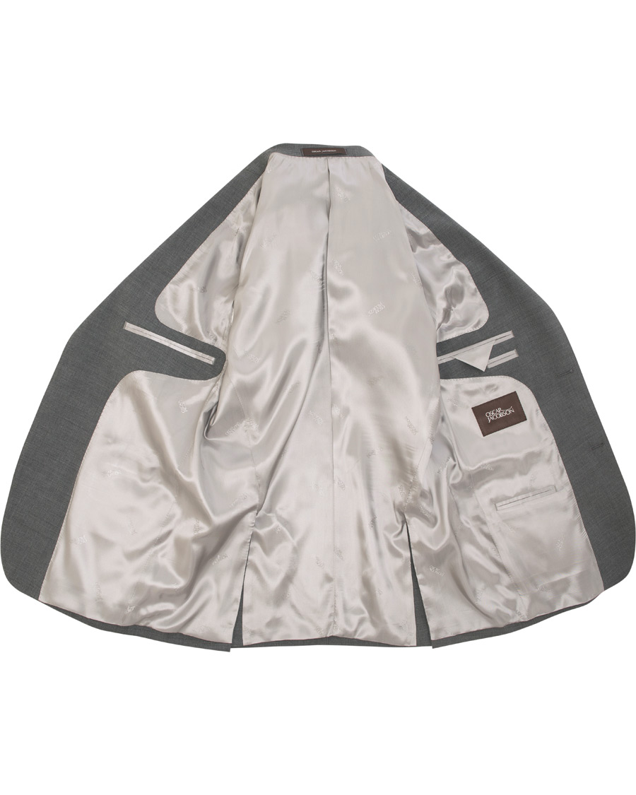 Herren | Anzüge | Oscar Jacobson | Edmund Wool Suit Light Grey