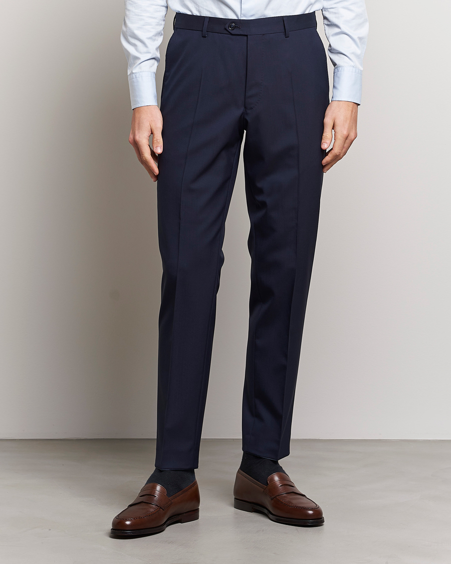 Herren | Anzüge | Oscar Jacobson | Edmund Wool Suit Blue
