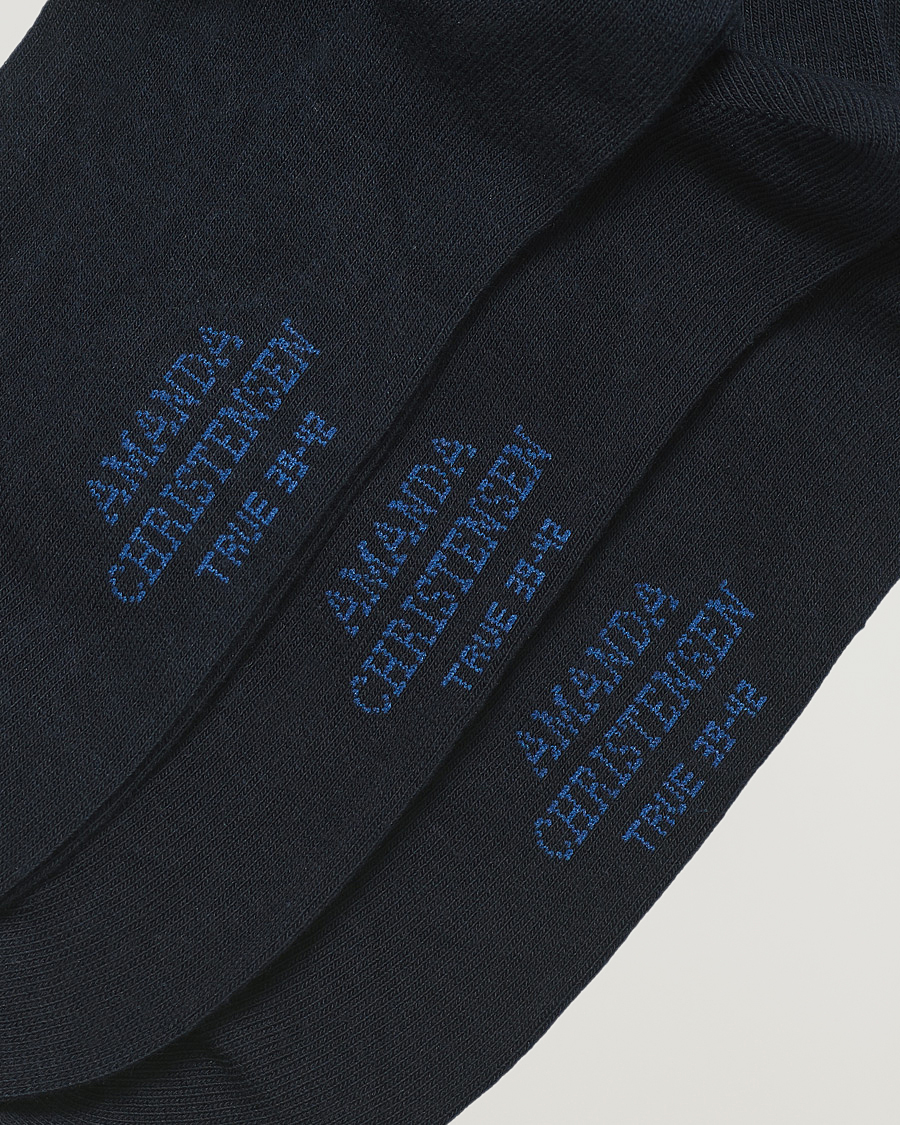 Herren | Unterwäsche | Amanda Christensen | 9-Pack True Cotton Socks Dark Navy