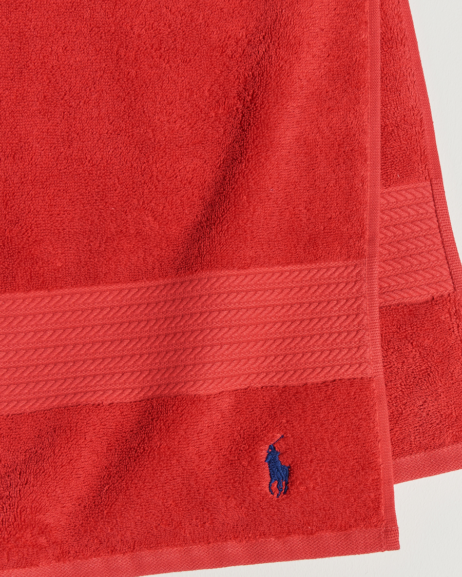 Herren | Handtücher | Ralph Lauren Home | Polo Player 2-Pack Towels Red Rose