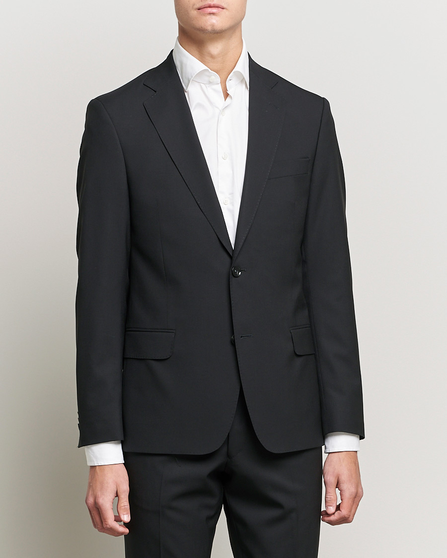 Herren | Oscar Jacobson | Oscar Jacobson | Edmund Suit Super 120's Wool Black