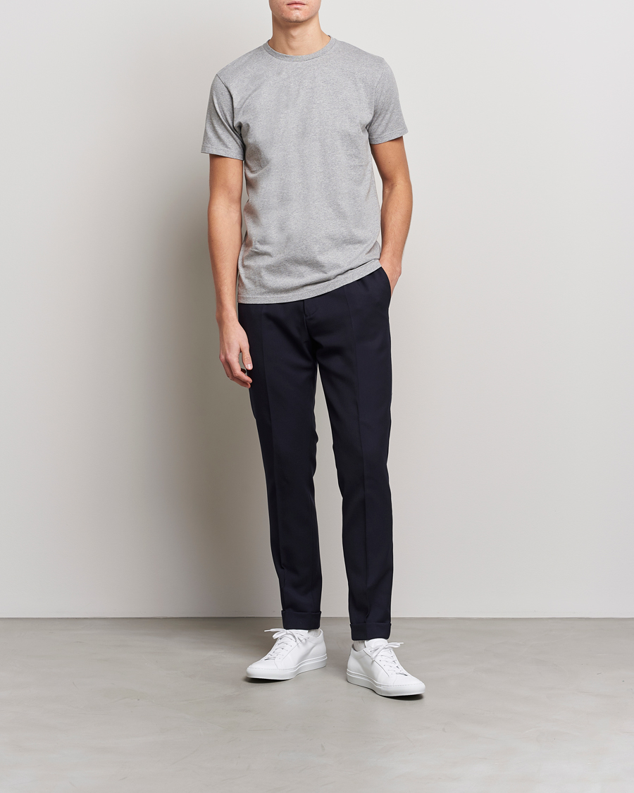 Herren | T-Shirts | Colorful Standard | 3-Pack Classic Organic T-Shirt Optical White/Heather Grey/Deep Black