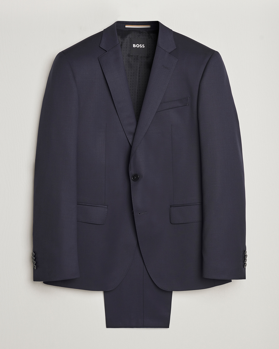 Herren | Anzüge | BOSS BLACK | Huge Wool Suit Dark Blue