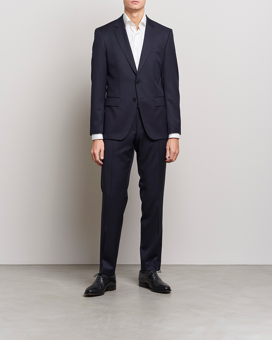 Herren | Anzüge | BOSS BLACK | Huge Wool Suit Dark Blue