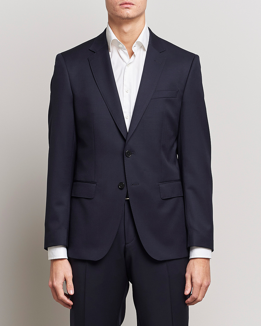 Herren | Anzüge | BOSS BLACK | Huge Wool Suit Dark Blue