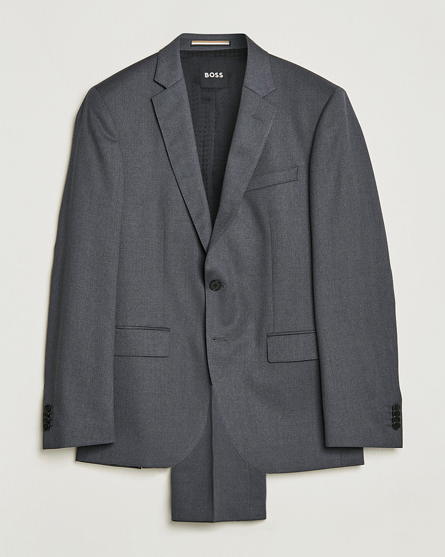 Herren | Anzüge | BOSS BLACK | Huge Wool Suit Dark Grey