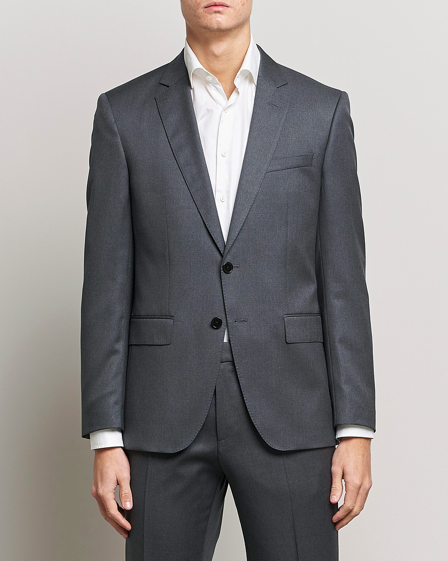 Herren | Anzüge | BOSS BLACK | Huge Wool Suit Dark Grey
