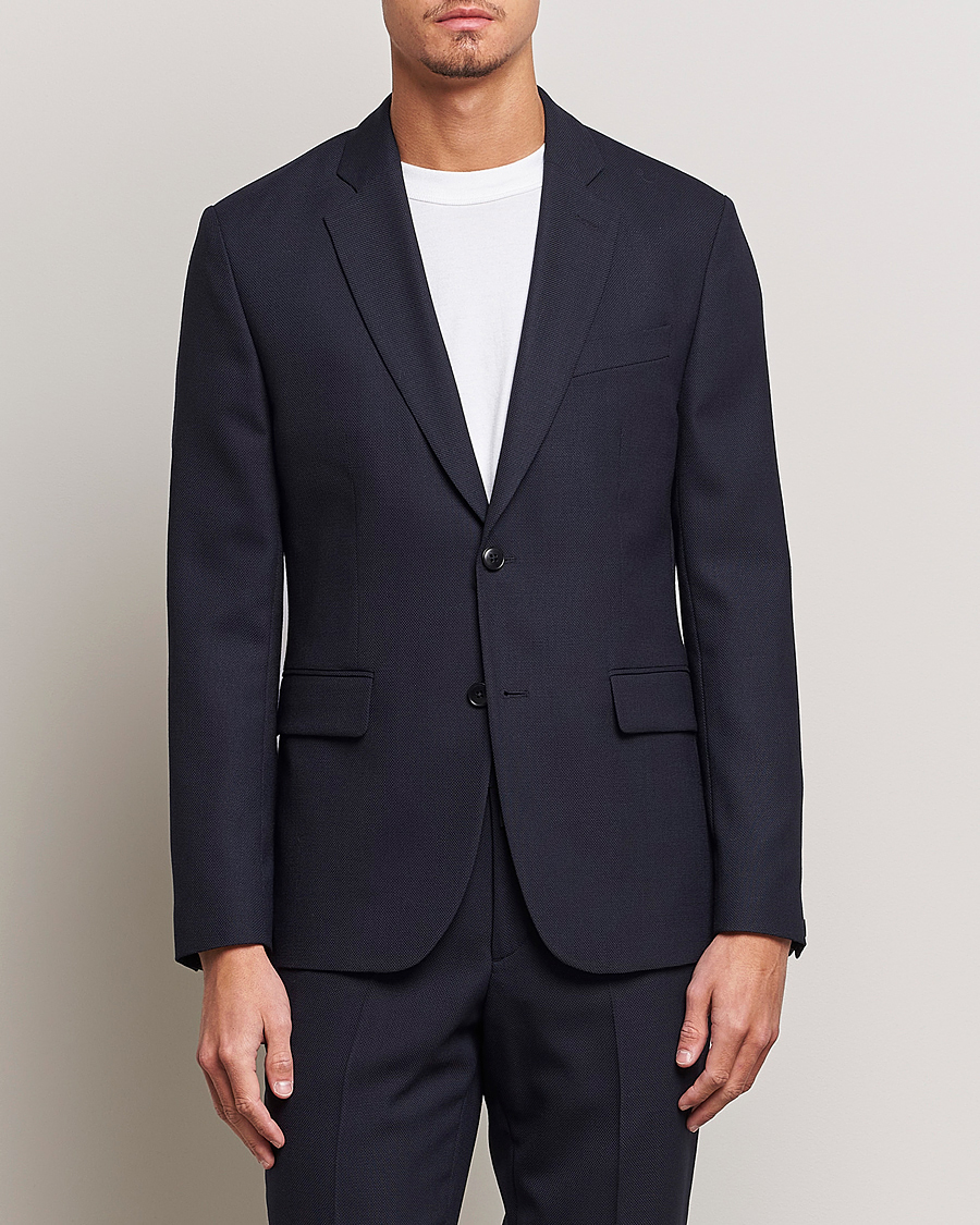 Herren | Business & Beyond | J.Lindeberg | Hopper Active Hopsack Suit Navy