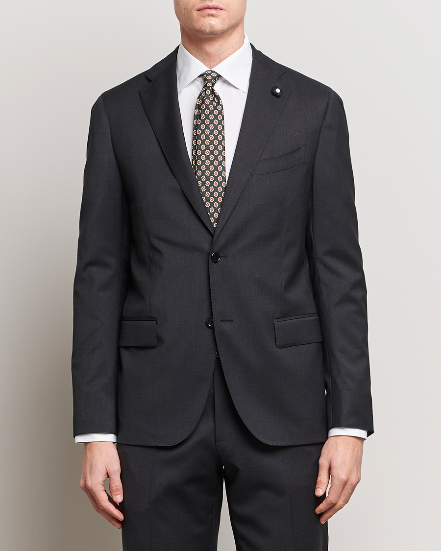 Herren | Anzüge | Lardini | Wool Suit Grey