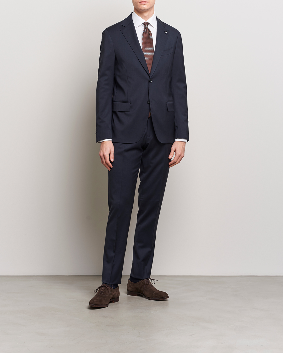Herren | Kleidung | Lardini | Wool Suit Navy