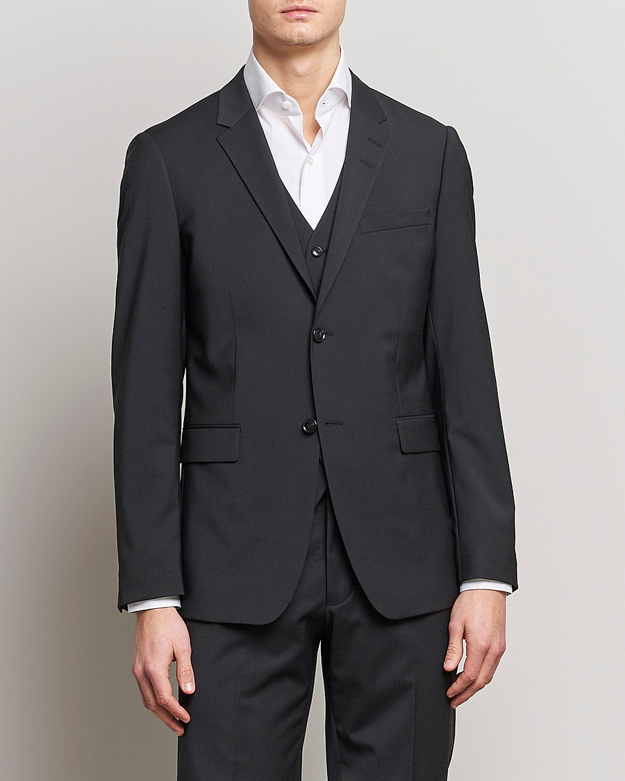 Herren | Business & Beyond | Tiger of Sweden | Jerretts Wool Travel Suit Black