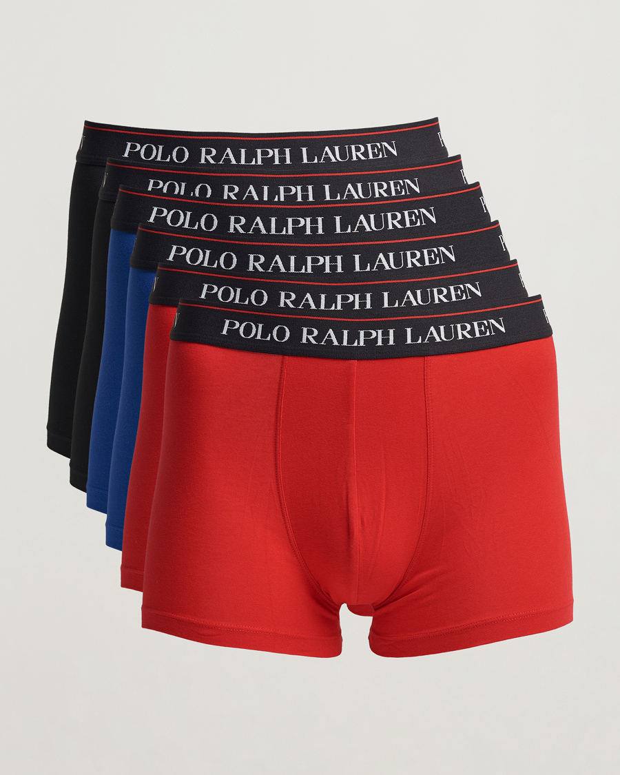 Herren | Unterwäsche | Polo Ralph Lauren | 6-pack Trunk Sapphire/Red/Black