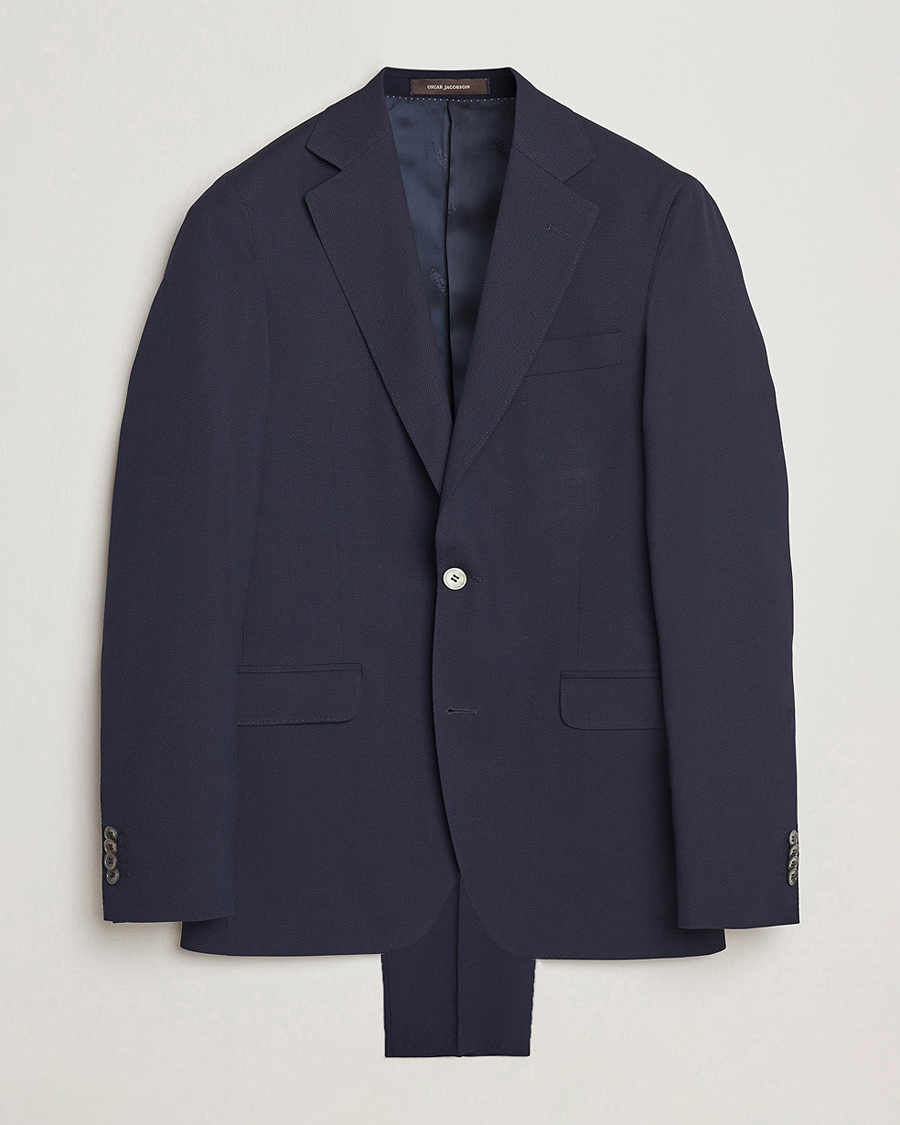 Herren | Anzüge | Oscar Jacobson | Ego Wool Suit Blue